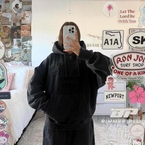 YoungLa Sweat Black sweat set